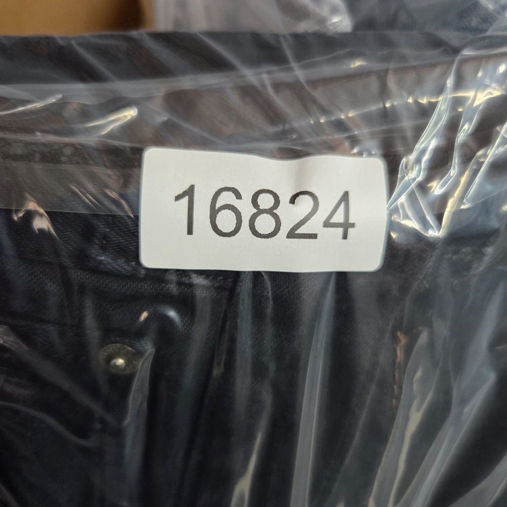 Lucky Brand 329 Classic Straight Jeans Mens 38x28 Black Stretch Denim - Picture 15 of 15